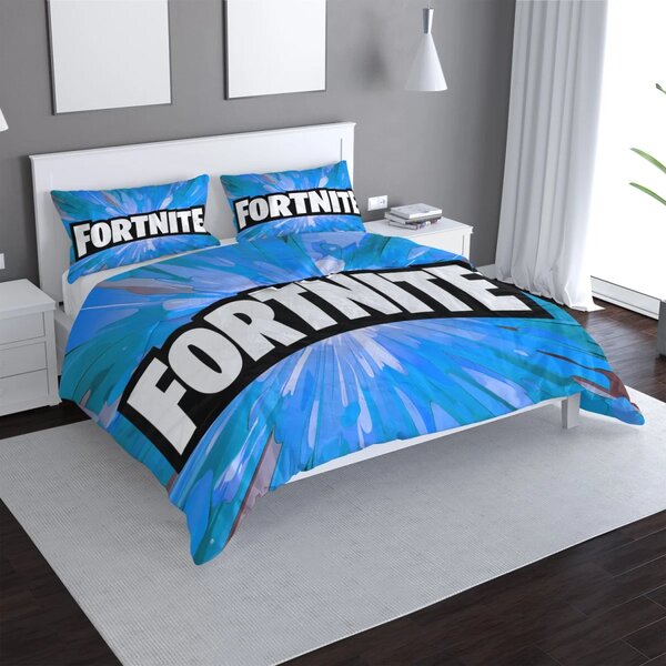 Sablio Povlečení FORTNITE modrá - 140x200 / 90x70