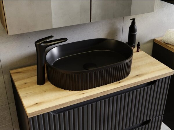 Comad Umyvadlová skříňka Nova Black D2 82-60-2S černá