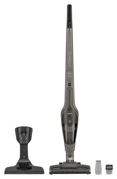 Sencor - Tyčový vysavač 2v1 110W/21,6V 2000 mAh šedá
