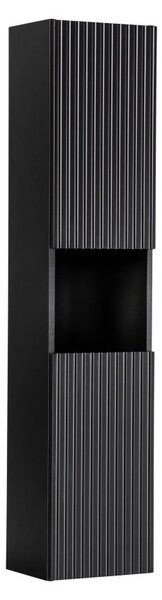 Comad Vysoká koupelnová skříňka Nova Black D 80-03-2D černá