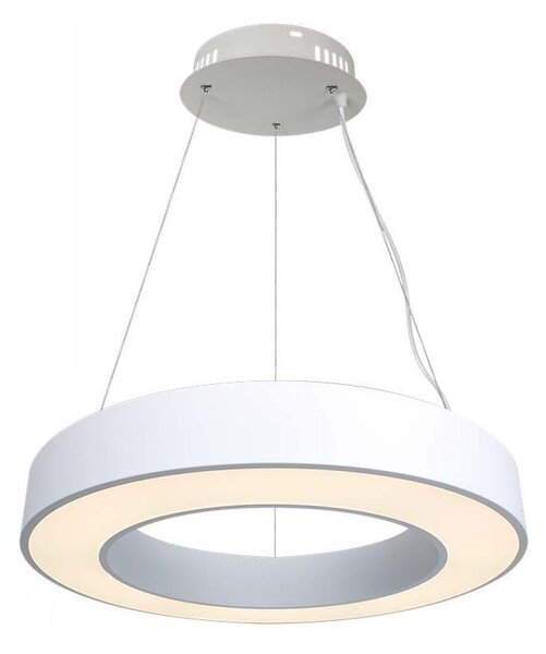 Bílé závěsné LED svítidlo kulaté 60cm 50W stmívatelné - LED Solution - LED lustry a svítidla > Lustry