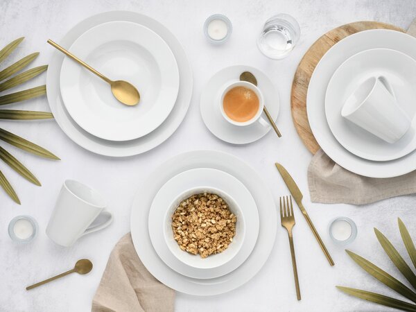 KOMBINOVANÁ SOUPRAVA, 42dílné, porcelán Creatable - Online Only nádobí, Online Only