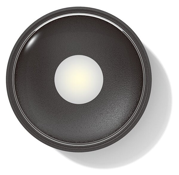 LED2 5131734 Rolo, antracitové venkovní svítidlo na strop, 6W LED 3000K, prům. 10,7cm, IP65