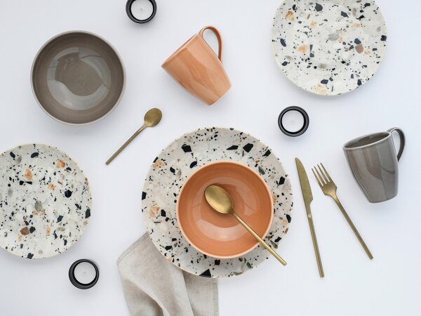 KOMBINOVANÁ SOUPRAVA, 16dílné, kamenina Creatable - Online Only nádobí, Online Only