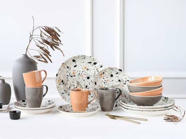KOMBINOVANÁ SOUPRAVA, 16dílné, kamenina Creatable - Online Only nádobí, Online Only