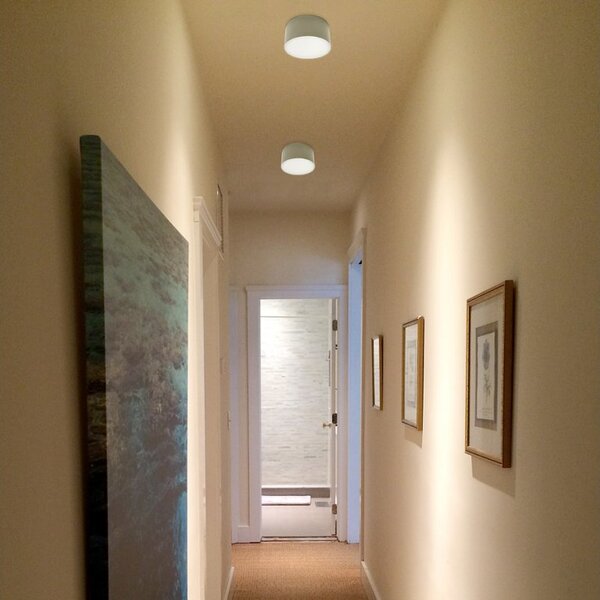 LED2 1010151 Button II, bílé stropní svítidlo, 6/12W LED 3000K/4000K, prům. 15cm
