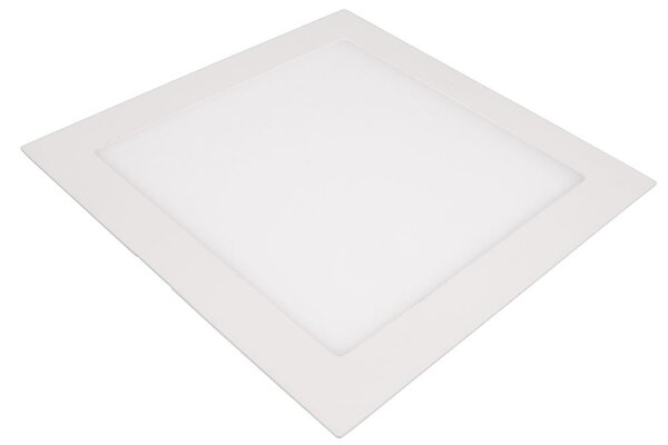 LED Solution Bílý vestavný LED panel hranatý 225 x 225mm 18W Barva světla: Studená bílá 191097