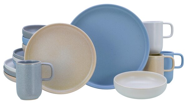 KOMBINOVANÁ SOUPRAVA, 16dílné, kamenina Creatable - Online Only nádobí, Online Only