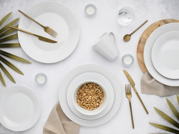KOMBINOVANÁ SOUPRAVA, 16dílné, porcelán Creatable - Online Only nádobí, Online Only