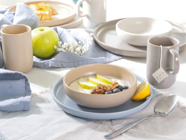 KOMBINOVANÁ SOUPRAVA, 16dílné, kamenina Creatable - Online Only nádobí, Online Only