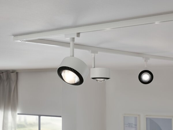Paulmann 95395 Aldan, spot pro Urail systém, 9W LED 2700K stmívatelné, matná bílá, výška 17cm