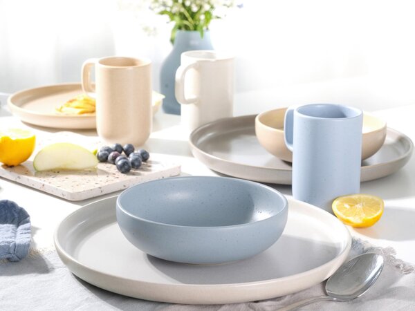 KOMBINOVANÁ SOUPRAVA, 16dílné, kamenina Creatable - Online Only nádobí, Online Only