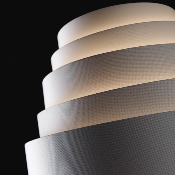 Quadrifoglio Group Babel, bílé závěsné svítidlo, 3x23W E27, prům. 60cm