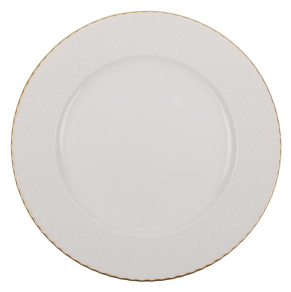 ASIR Porcelánová jídelní souprava 24 ks RICE GOLD bílá zlatá