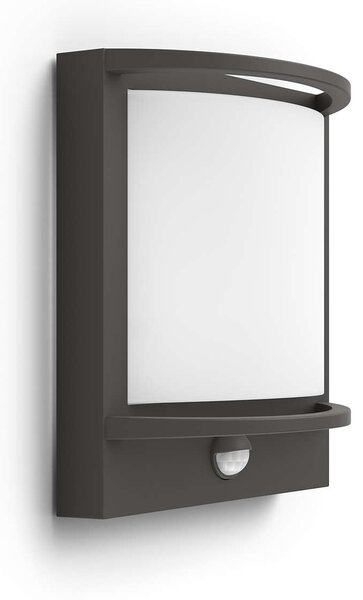 17392/93/P0 Samondra IR venkovní nástěnné LED svítidlo se senzorem 1x12W 1200lm 2700K IP44, antracit