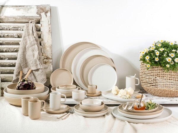 KOMBINOVANÁ SOUPRAVA, 16dílné, kamenina Creatable - Online Only nádobí, Online Only