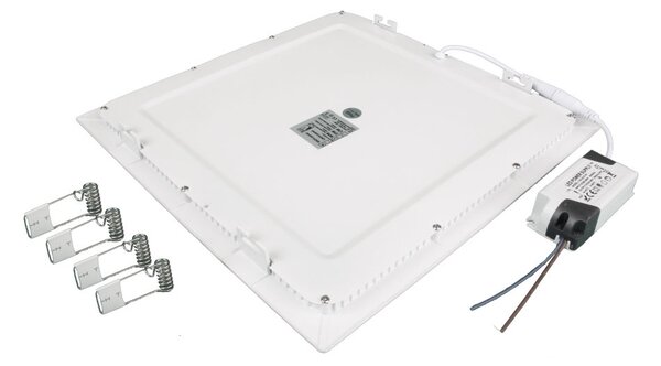 LED Solution Bílý vestavný LED panel hranatý 300 x 300mm 24W Barva světla: Denní bílá 191108