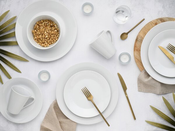 KOMBINOVANÁ SOUPRAVA, 24dílné, porcelán Creatable - Online Only nádobí, Online Only