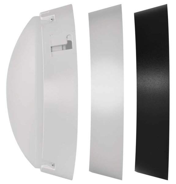 EMOS Bílé/černé LED stropní/nástěnné svítidlo Zuri 14W IP54 Barva světla: Teplá bílá ZM3130
