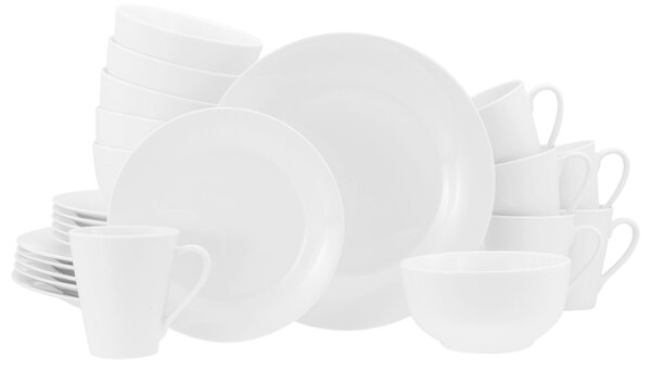 KOMBINOVANÁ SOUPRAVA, 24dílné, porcelán Creatable - Online Only nádobí, Online Only