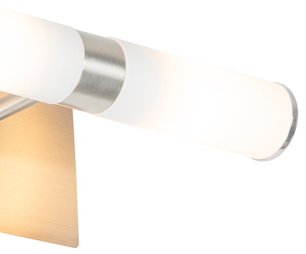 Moderní nástěnná lampa do koupelny ocel IP44 2-světlo - Bath