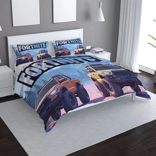 Sablio Povlečení FORTNITE Off-road auta - 140x200 / 90x70