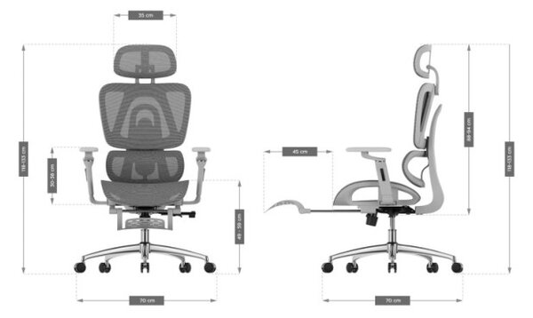 Kancelářská židle Expert 7.9 Grey