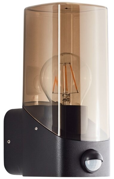 Brilliant - Venkovní nástěnné svítidlo se senzorem MINOU 1xE27/10W/230V IP44