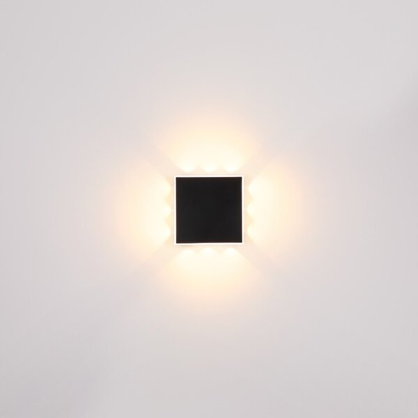 Globo GLB78408-12 LED nástěnné svítidlo SAIDY | 12W integrovaný LED zdroj | 850lm | 3000K