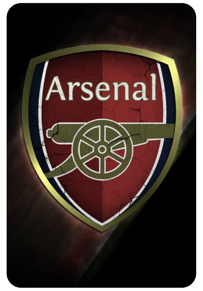 Textilní samolepka na zeď "Arsenal FC"