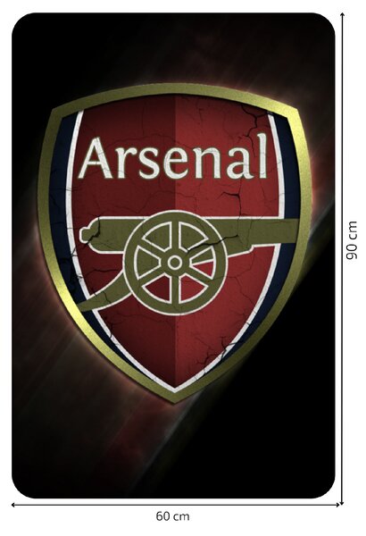 Textilní samolepka na zeď "Arsenal FC"