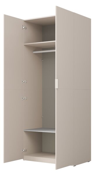 Šatní skříň 90 cm RHYDIAN - kašmír