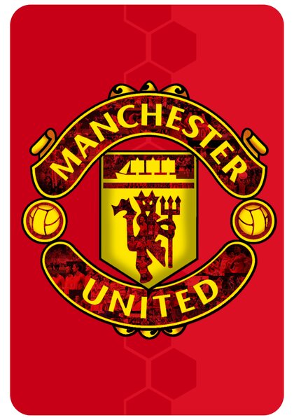 Textilní samolepka na zeď "Manchester United FC"