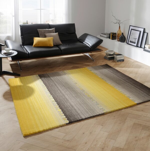 ORIENTÁLNÍ KOBEREC, 160/230 cm hnědá, žlutá Cazaris - Orientální koberce