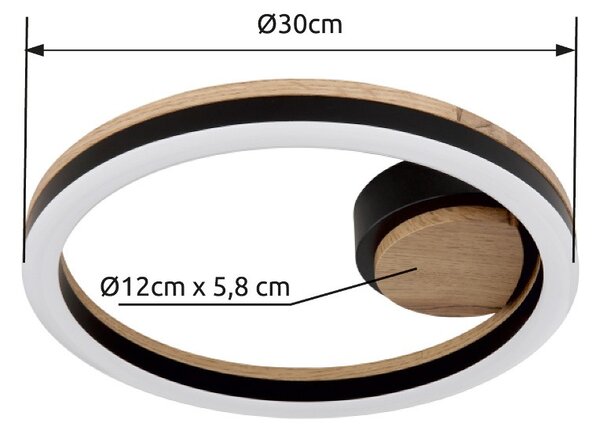 Globo GLB67298D LED přisazené stropní svítidlo BEATRIX | 12W integrovaný LED zdroj | 600lm | 3000K