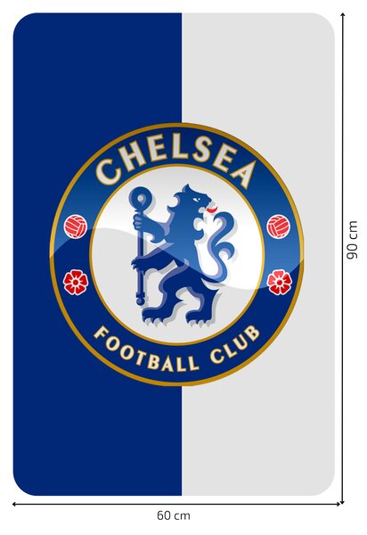 Textilní samolepka na zeď "Chelsea FC"