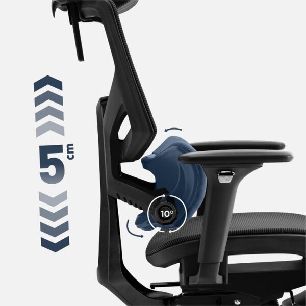 Kancelářská židle Expert 8.7 Black Mesh
