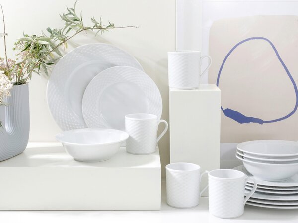 KOMBINOVANÁ SOUPRAVA, 16dílné, porcelán Creatable - Online Only nádobí, Online Only