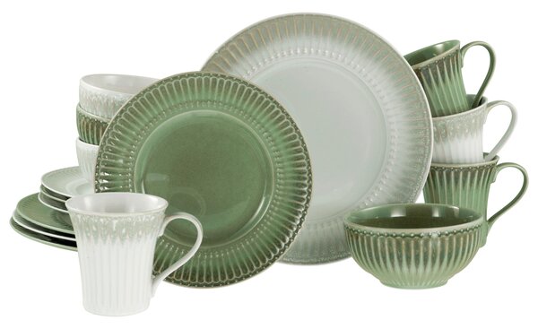 KOMBINOVANÁ SOUPRAVA, 16dílné, kamenina Creatable - Online Only nádobí, Online Only