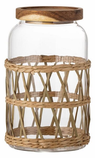 Skleněná dóza Manna Glass Nature 1300 ml Bloomingville