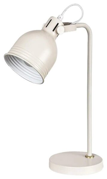 Rabalux 2241 FLINT - Stolní lampa v béžové barvě, 1 x E14, 44cm (Béžová stolní lampa v industriálním stylu)