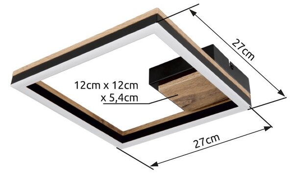 Globo GLB67297D LED přisazené stropní svítidlo BEATRIX | 12W integrovaný LED zdroj | 600lm | 3000K