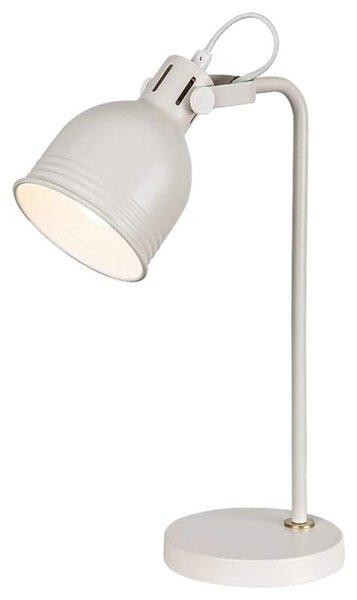 Rabalux 2241 FLINT - Stolní lampa v béžové barvě, 1 x E14, 44cm (Béžová stolní lampa v industriálním stylu)