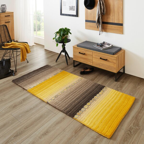 ORIENTÁLNÍ KOBEREC, 160/230 cm hnědá, žlutá Cazaris - Orientální koberce