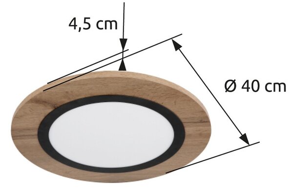 Globo GLB67292D3 LED přisazené stropní svítidlo LEA | 15W integrovaný LED zdroj | 800lm | 3000K