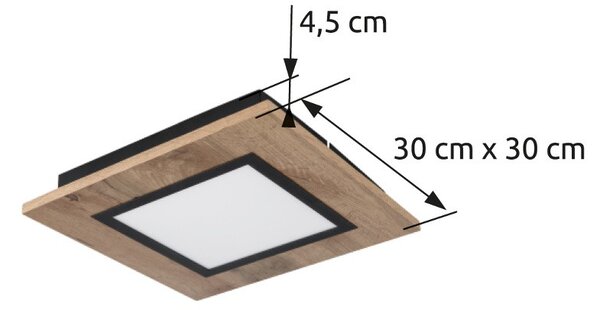 Globo GLB67292D2 LED přisazené stropní svítidlo LEA | 12W integrovaný LED zdroj | 600lm | 3000K
