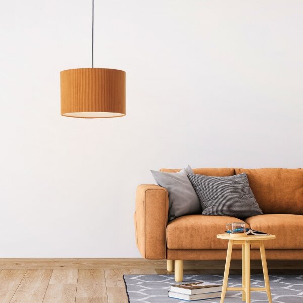 Brilliant - Lustr na lanku TONY 1xE27/20W/230V pr. 35 cm oranžová