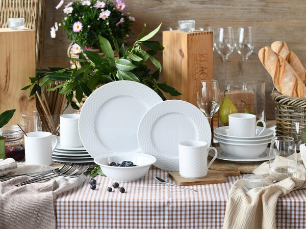 KOMBINOVANÁ SOUPRAVA, 16dílné, porcelán Creatable - Online Only nádobí, Online Only