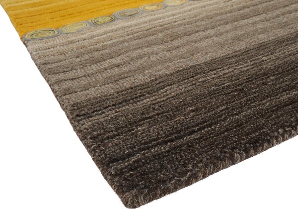 ORIENTÁLNÍ KOBEREC, 160/230 cm hnědá, žlutá Cazaris - Orientální koberce