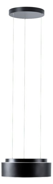 Osmont ERI67386 Eris LEC2, černé závěsné svítidlo z triplexového skla, 14W LED 3000K, prům. 34cm